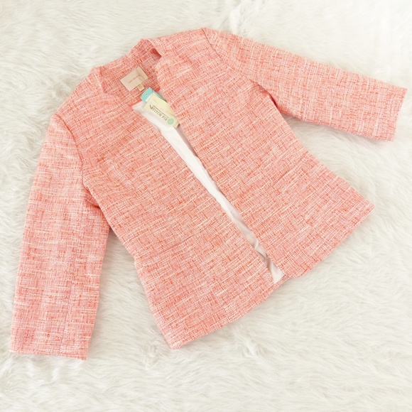 Skies Are Blue Jackets & Blazers - Stitch Fix NWT Coral Mae Tweed Blazer